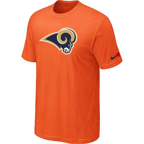 Nike St. Louis Rams Sideline Legend Authentic Logo Dri-FIT T-Shirt Orange Cheap
