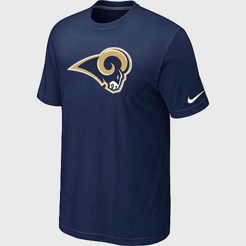 Nike St. Louis Rams Sideline Legend Authentic Logo Dri-FIT T-Shirt D.Blue Cheap
