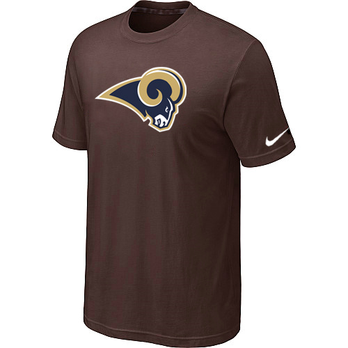 Nike St. Louis Rams Sideline Legend Authentic Logo Dri-FIT T-Shirt Brown Cheap