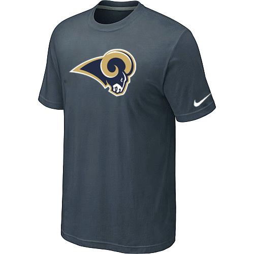 Nike St. Louis Rams Sideline Legend Authentic Logo Dri-FIT T-Shirt Grey Cheap