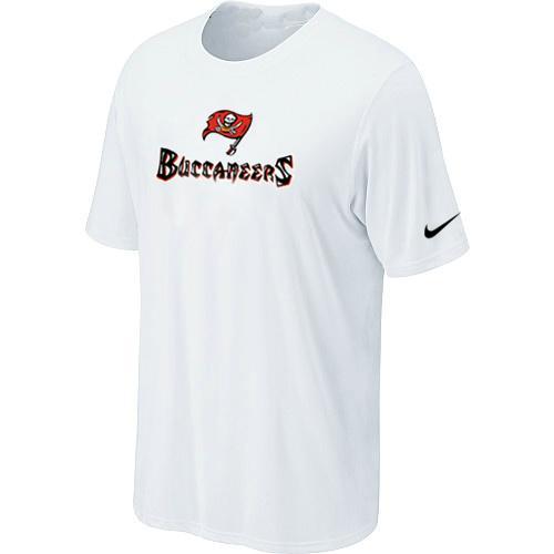 Nike Tampa Bay Buccaneers Authentic Logo T-Shirt - White Cheap