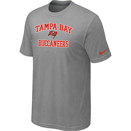 Tampa Bay Buccaneers Heart & Soul Light greyl T-Shirt Cheap