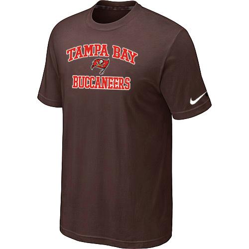 Tampa Bay Buccaneers Heart & Soul Brownl T-Shirt Cheap