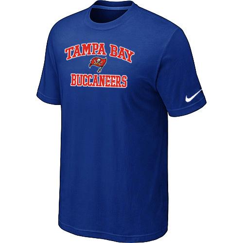 Tampa Bay Buccaneers Heart & Soul Bluel T-Shirt Cheap