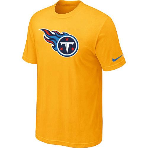 Nike Tennessee Titans Sideline Legend Authentic Logo Dri-FIT T-Shirt Yellow Cheap