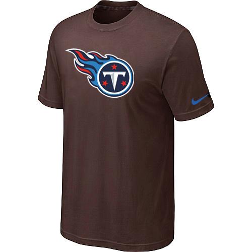 Nike Tennessee Titans Sideline Legend Authentic Logo Dri-FIT T-Shirt Brown Cheap