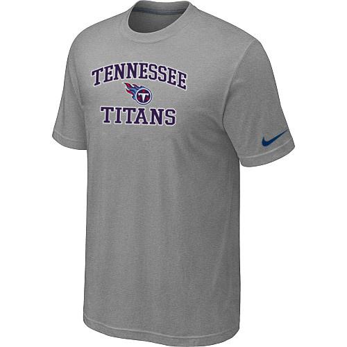 Tennessee Titans Heart & Soul Light grey T-Shirt Cheap