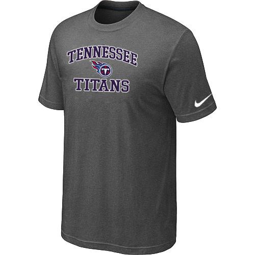 Tennessee Titans Heart & Soul Dark grey T-Shirt Cheap