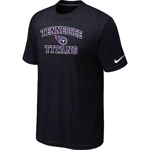 Tennessee Titans Heart & Soul Black T-Shirt Cheap