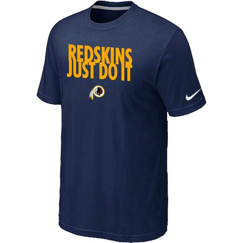 Nike Washington Redskins Just Do It D.Blue NFL T-Shirt Cheap
