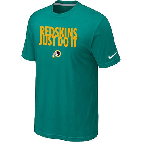 Nike Washington Redskins Just Do It Green NFL T-Shirt Cheap