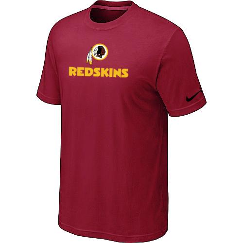 Nike Washington Redskins Authentic Logo T-Shirt Red Cheap