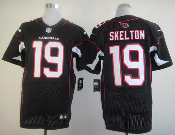 Nike Arizona Cardinals 19 John Skelton Black Elite NFL Jerseys Cheap