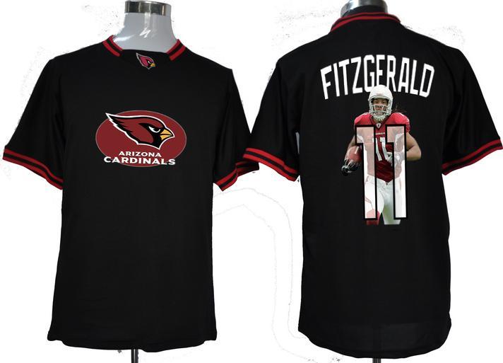 Nike Arizona Cardinals 11# Larry Fitzgerald Black All-Star Fashion NFL Jerseys Cheap