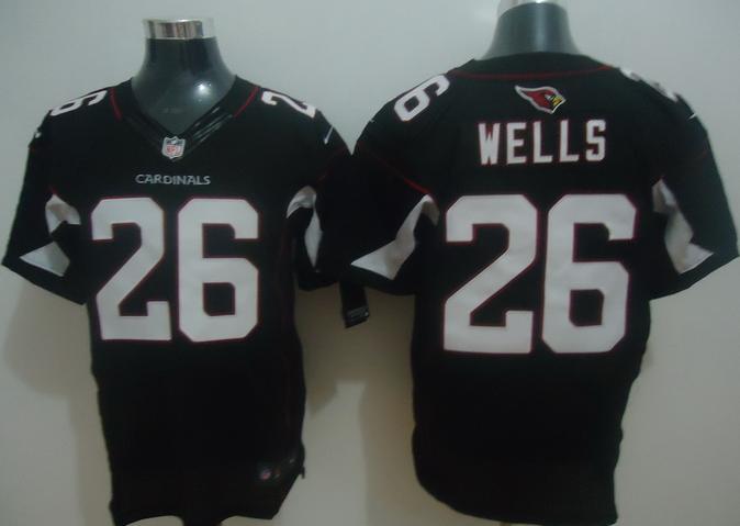 Nike Arizona Cardinals 26# Chris Wells Black Elite Nike NFL Jerseys Cheap