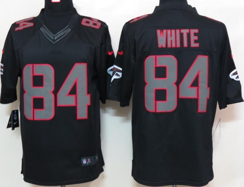 Nike Atlanta Falcons #84 Roddy White Black Impact Game LIMITED NFL Jerseys Cheap