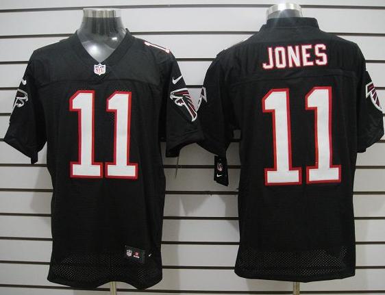 Nike Atlanta Falcons #11 Julio Jones Black Elite Nike NFL Jerseys Cheap
