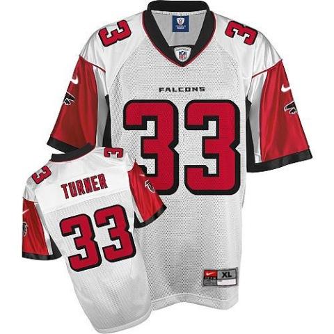 Nike Atlanta Falcons #33 Michael Turner White Nike NFL Jerseys Cheap