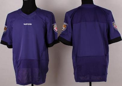 Nike Baltimore Ravens Blank Purple Elite NFL Jerseys Cheap