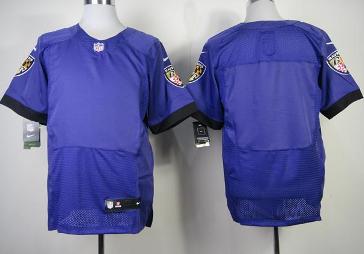 Nike Baltimore Ravens Blank Purple Elite NFL Jerseys Cheap