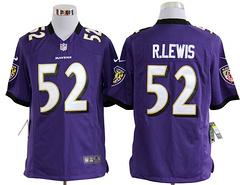 Nike Baltimore Ravens 52 Ray Lewis Purple Game NFL Jerseys Cheap