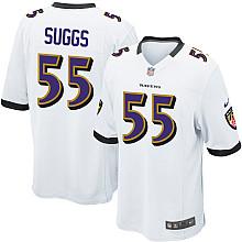 Nike Baltimore Ravens #55 Terrell Suggs White Nike NFL Jerseys Cheap