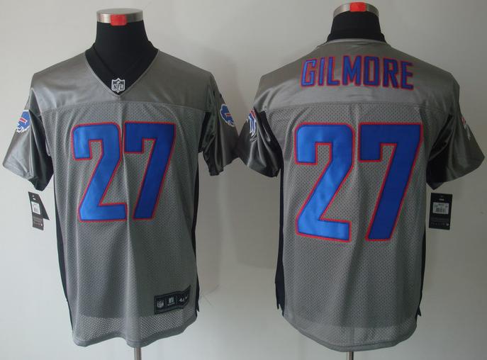 Nike Buffalo Bills 27# Stephon Gilmore Grey Shadow NFL Jerseys Cheap