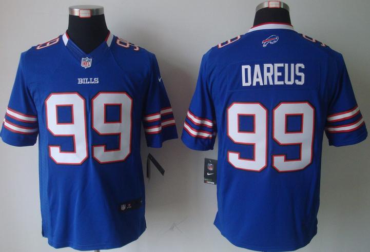 Nike Buffalo Bills 99 Marcell Dareus Blue Game LIMITED NFL Jerseys Cheap