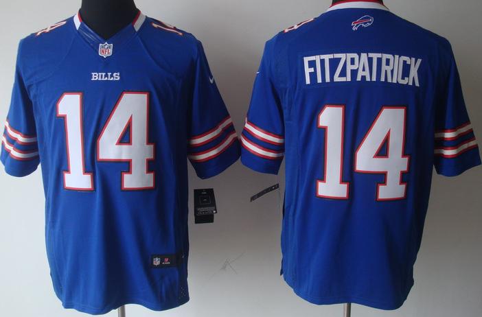 Nike Buffalo Bills 14 Ryan Fitzpatrick Blue Game LIMITED NFL Jerseys Cheap