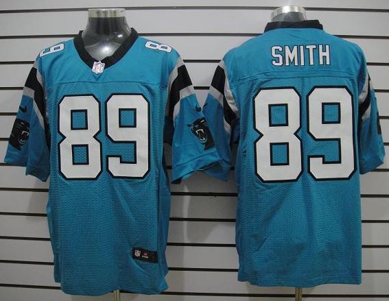 Nike Carolina Panthers #89 Steve Smith Blue Elite NFL Jerseys Cheap