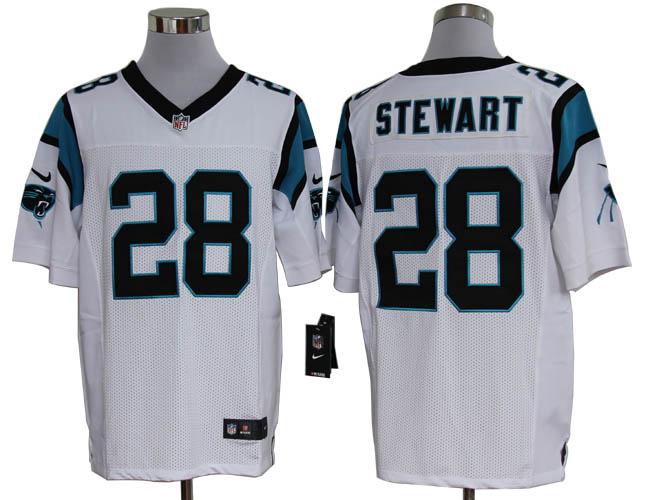 Nike Carolina Panthers #28 Jonathan Stewart White Elite Nike NFL Jerseys Cheap