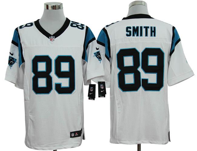 Nike Carolina Panthers #89 Steve Smith White Elite Nike NFL Jerseys Cheap