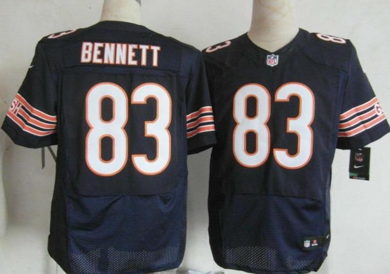 Nike Chicago Bears 83 Martellus Bennett Elite Blue NFL Jerseys Cheap