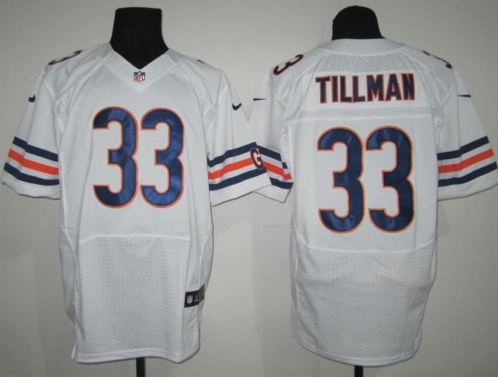 Nike Chicago Bears 33 Tillman White Elite NFL Jerseys Cheap