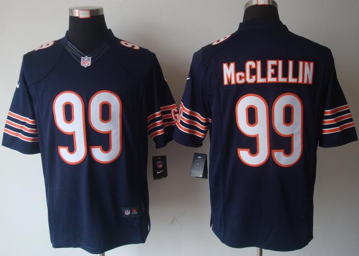 Nike Chicago Bears 99# Shea McClellin Blue Game LIMITED NFL Jerseys Cheap