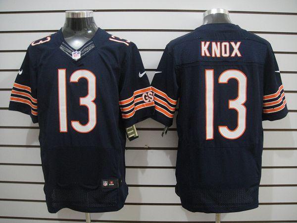 Nike Chicago Bears 13 Johnny Knox Blue Elite Nike NFL Jerseys Cheap
