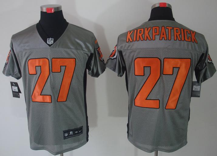 Nike Cincinnati Bengals 27# Dre Kirkpatrick Grey Shadow NFL Jerseys Cheap
