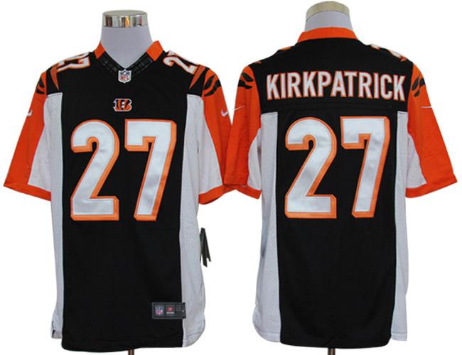 Nike Cincinnati Bengals 27# Dre Kirkpatrick Black Game LIMITED NFL Jerseys Cheap