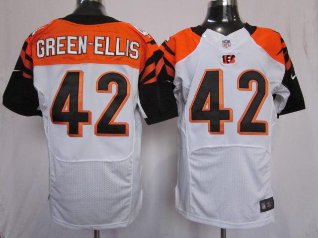 Nike Cincinnati Bengals 42# BenJarvus Green-Ellis White Elite Nike NFL Jerseys Cheap