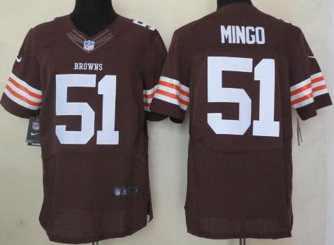 Nike Cleveland Browns 51 Barkevious Mingo Brown Elite NFL Jerseys Cheap