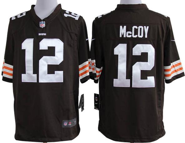 Nike Cleveland Browns 12 Colt Mccoy Brown Game Nike NFL Jerseys Cheap