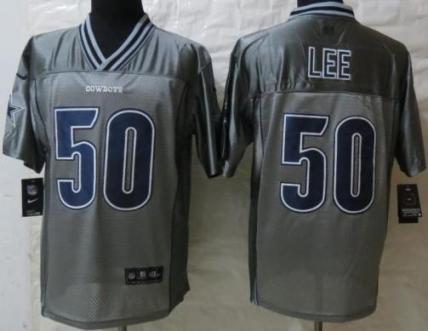 Nike Dallas Cowboys 50 Sean Lee Elite Grey Vapor NFL Jersey Cheap