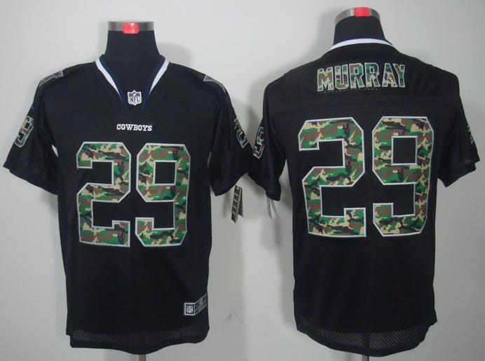 Nike Dallas Cowboys #29 DeMarco Murray Black Camo Fashion Elite NFL Jerseys Camo Number Cheap