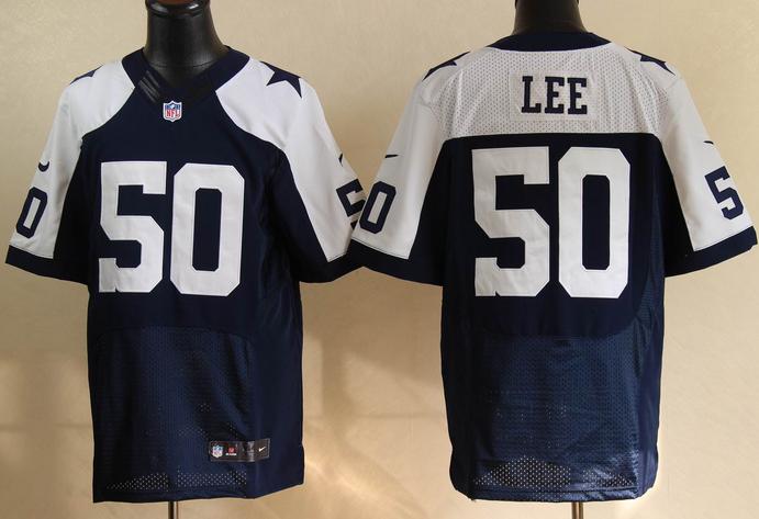 Nike Dallas Cowboy 50 Sean Lee Blue Thankgivings Elite NFL Jerseys Cheap