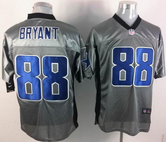 Nike Dallas Cowboys 88 Dez Bryant Grey Shadow NFL Jerseys Cheap