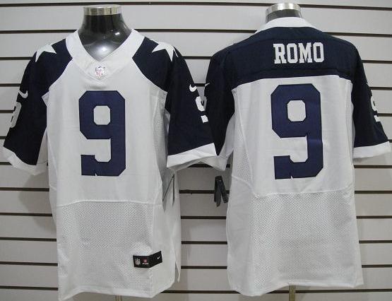 Nike Dallas Cowboys 9 Romo White Thankgivings Elite Nike NFL Jerseys Cheap