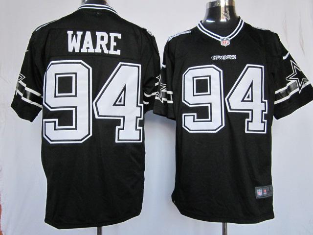 Nike Dallas Cowboys #94 DeMarcus Ware Black Game Nike NFL Jerseys Cheap
