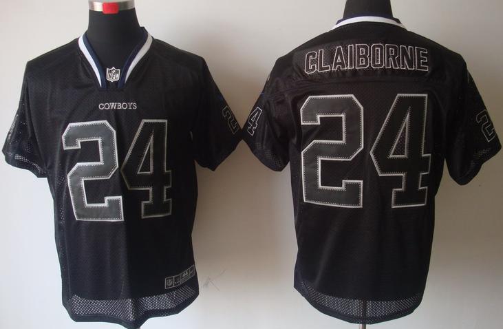 Nike Dallas Cowboys 24 Morris Claiborne Lights Out Black Elite NFL Jerseys Cheap