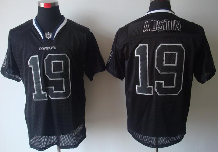 Nike Dallas Cowboys 19# Miles Austin Lights Out Black Elite NFL Jerseys Cheap