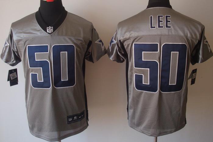 Nike Dallas Cowboy 50 Sean Lee Grey Shadow NFL Jerseys Cheap